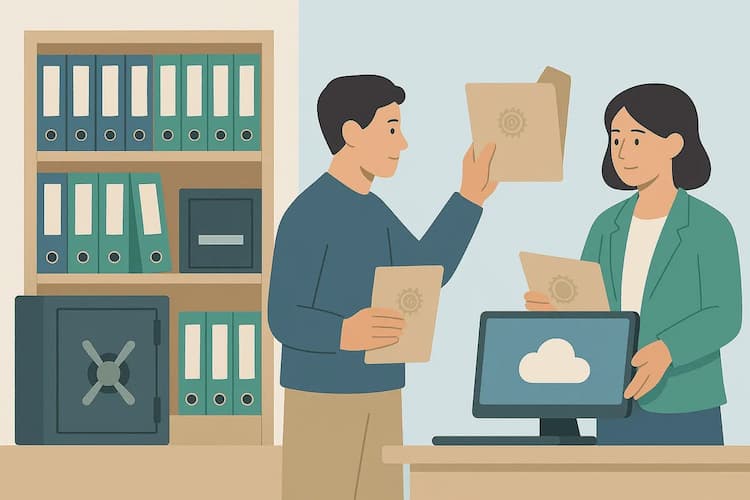 Jak przechowywać dokumenty Najem Okazjonalny